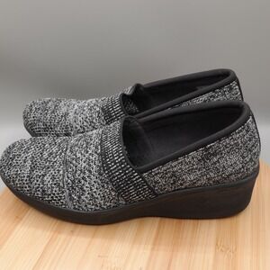 Skechers Wedges Women 10 Pier Lite Slip On Shoes Memory Foam 158410 Flaw